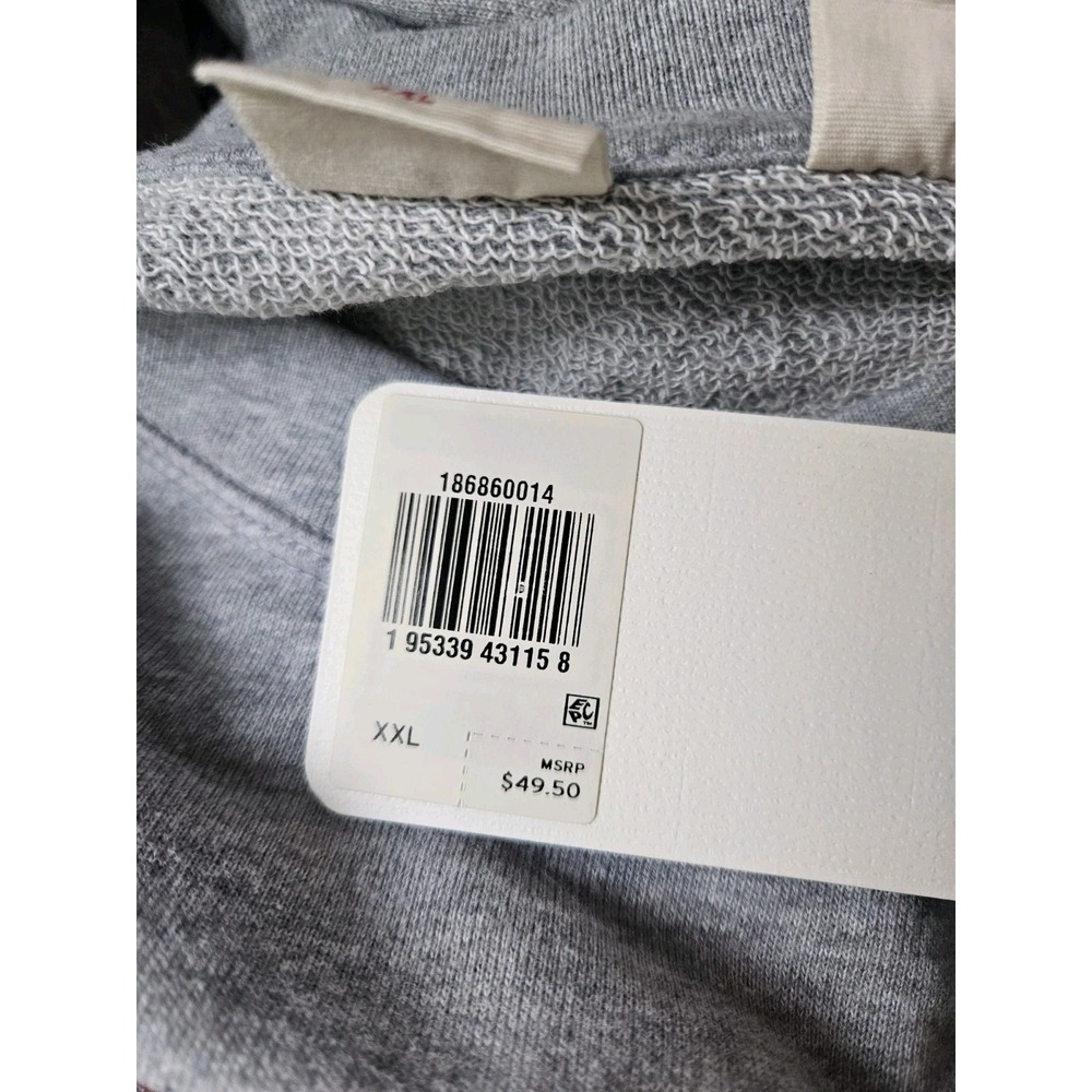 Levi's Men's Gray Logo Crewneck Sweatshirt XXL Pullover Fleece - Picture 4 of 4